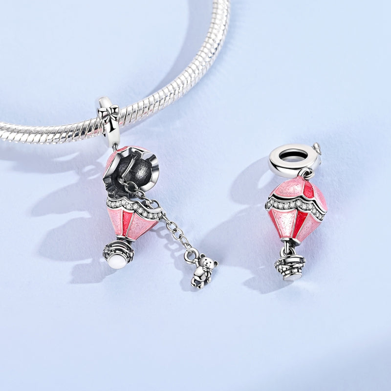 Openable Hot Air Balloon Charm