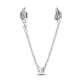 Angel Wings Rubber Plug Safety Chain