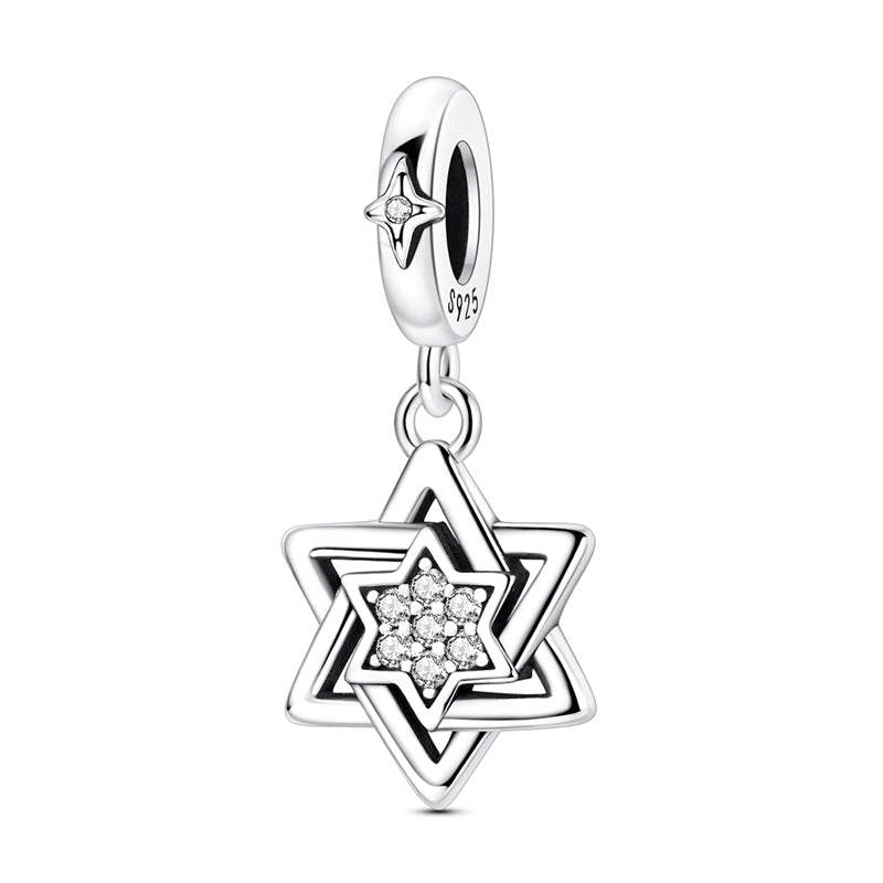 Hexagram Series - Star of David Charm