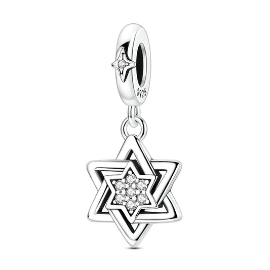 Hexagram Series - Star of David Charm