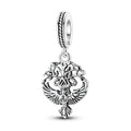 Norse Viking Raven and Tree of Life Charm