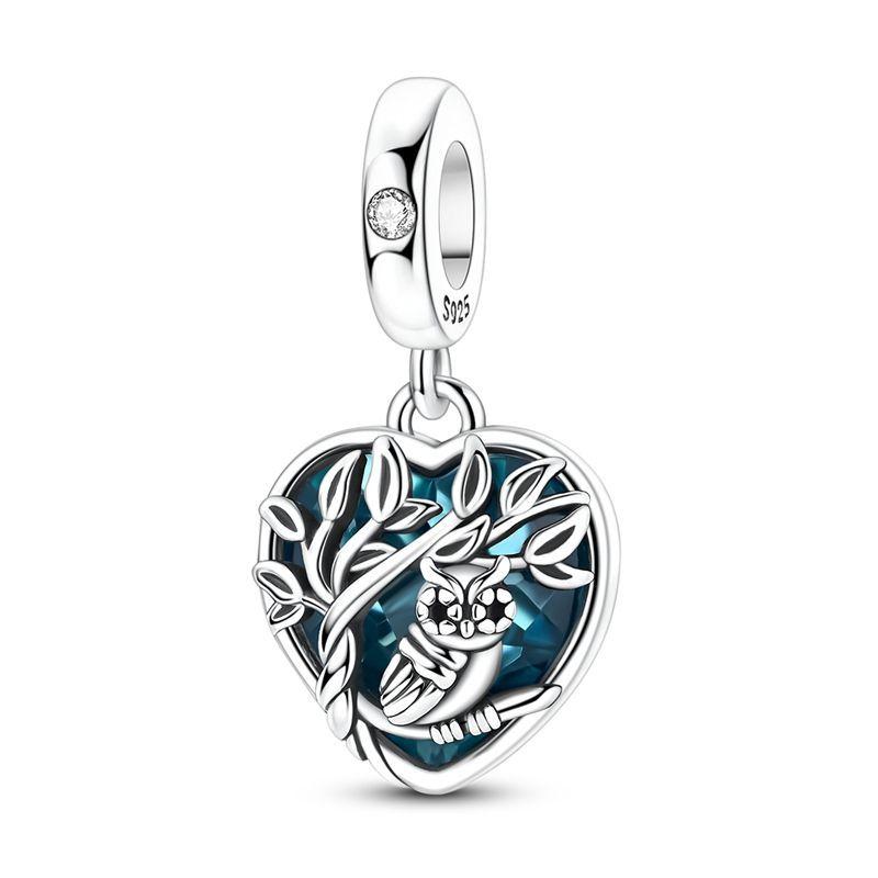 Owl Tree of Life Charm