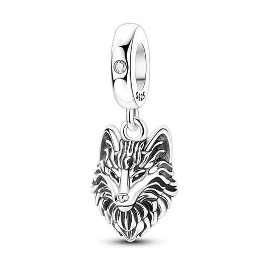 Wolf Head Charm