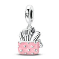 Pink Cosmetic Bag Charm