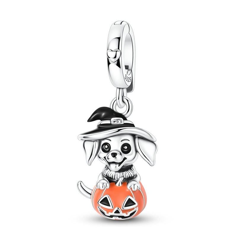 Pumpkin Puppy Universal Clasp Charm