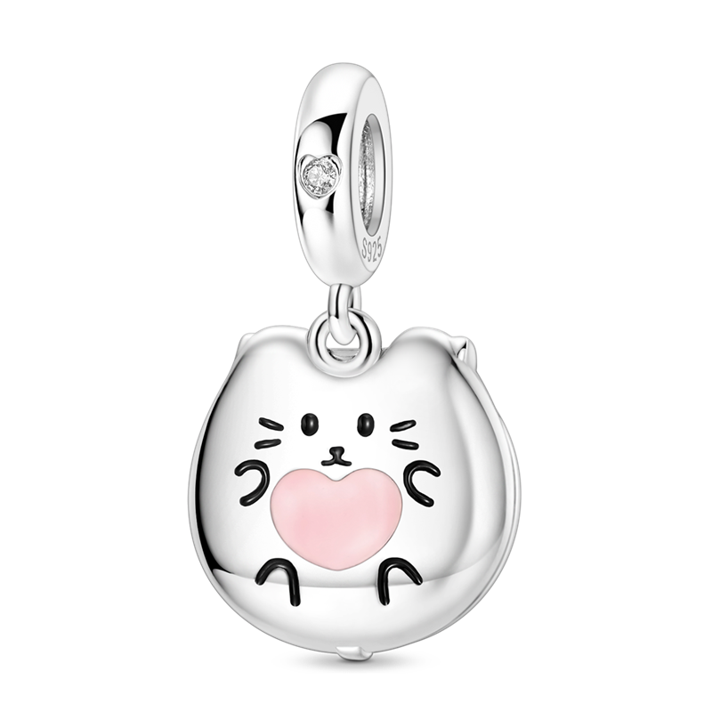 Openable Cat Cake Maker Charm
