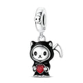 Grim Reaper Cat Charm