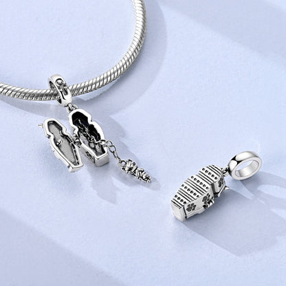 Cat Mummy Openable Charm