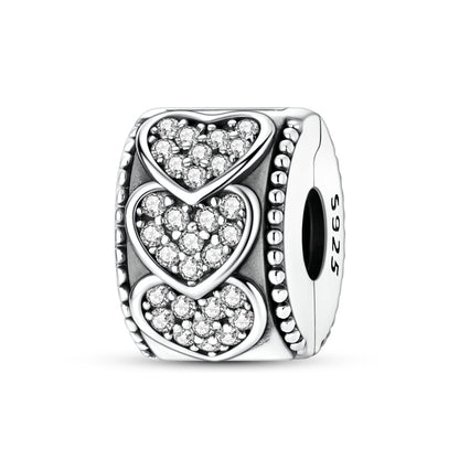Sparkling Heart Clip