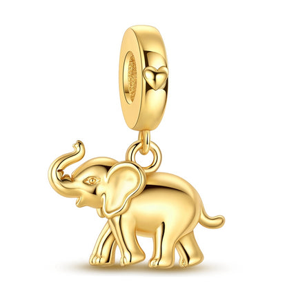 Gold Elephant Charm