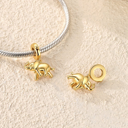 Gold Elephant Charm