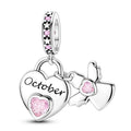 October Guardian Angel Charm (Guardian Angel Birthstone Series)