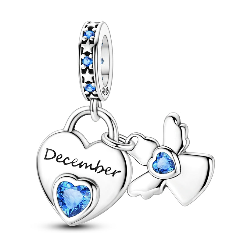 December Guardian Angel Charm (Guardian Angel Birthstone Series)