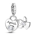 April Guardian Angel Charm (Guardian Angel Birthstone Series)