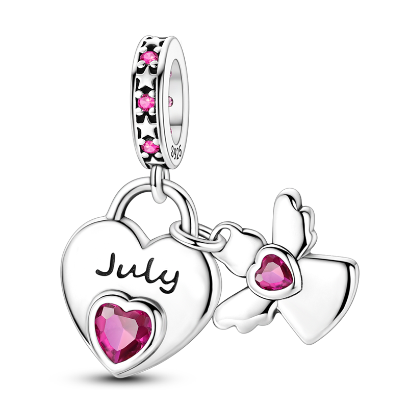 July Guardian Angel Charm (Guardian Angel Birthstone Series)