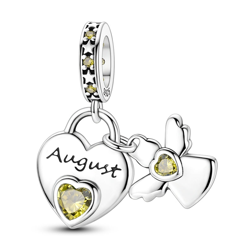 August Guardian Angel Charm (Guardian Angel Birthstone Series)