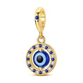 Golden Rotating Eye Charm
