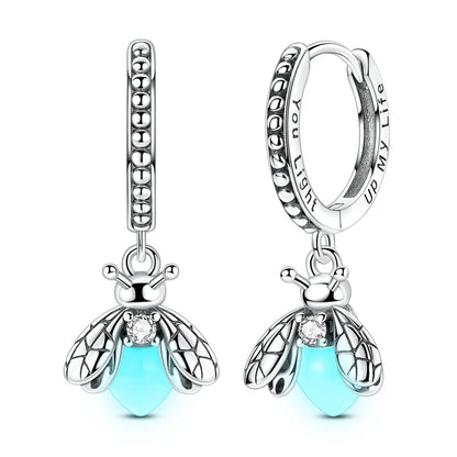 Glow in the Dark Firefly Earrings