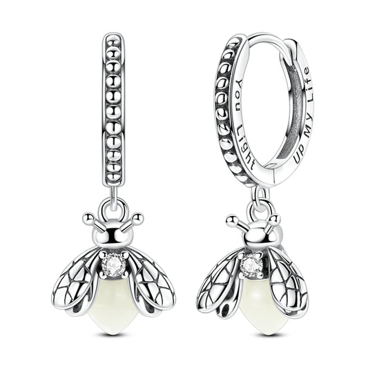 Glow in the Dark Firefly Earrings