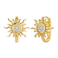 Golden Sun U-Shaped Earrings