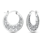 Sparkling Vintage Patterned Earrings