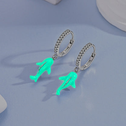 Luminous Whale Shark Earrings