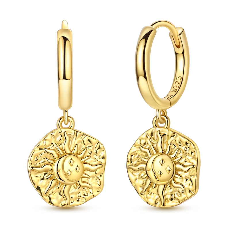 Sun and Moon Earrings