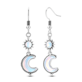 Vintage Sun and Moon Earrings