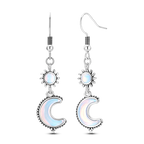Vintage Sun and Moon Earrings