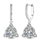 Celtic Knot Symbol Drop Earrings