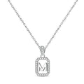 Sparkling Letter M Necklace
