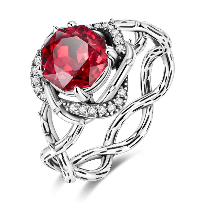 Valentine's Day Thorny Rose Ring