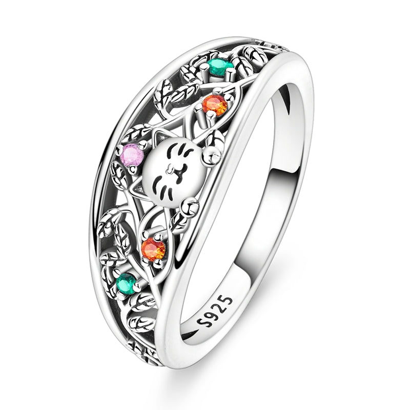 Spring Cat Branch Ring