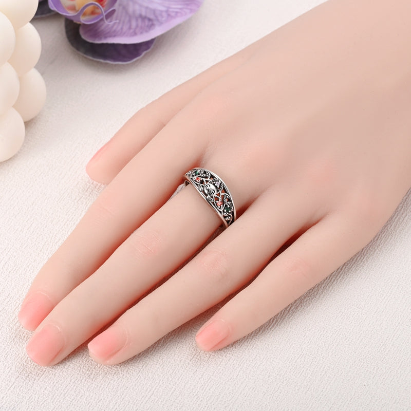 Spring Cat Branch Ring
