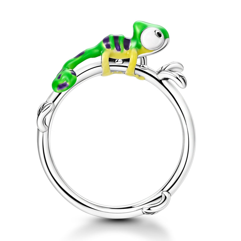 Spring Chameleon Ring