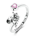 Mother's Day Elephant Parent-Child Open Ring
