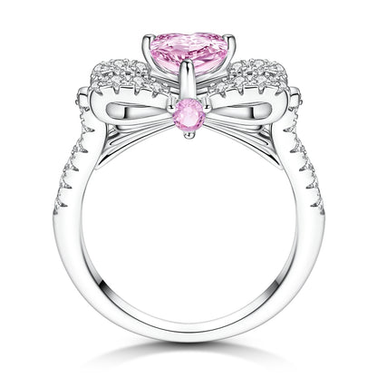 Bow Heart Ring