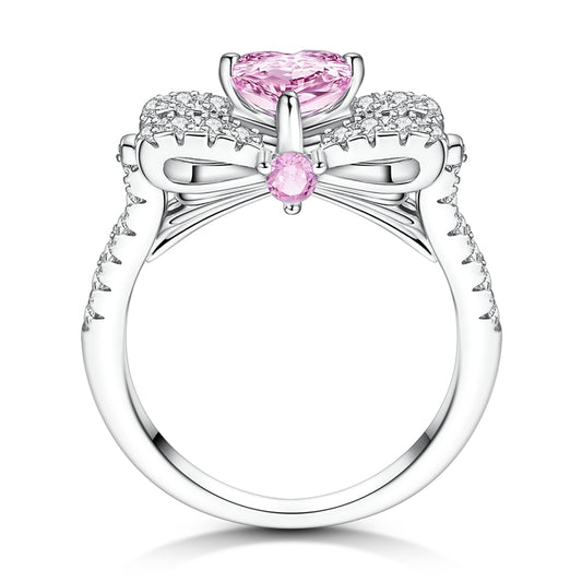 Bow Heart Ring
