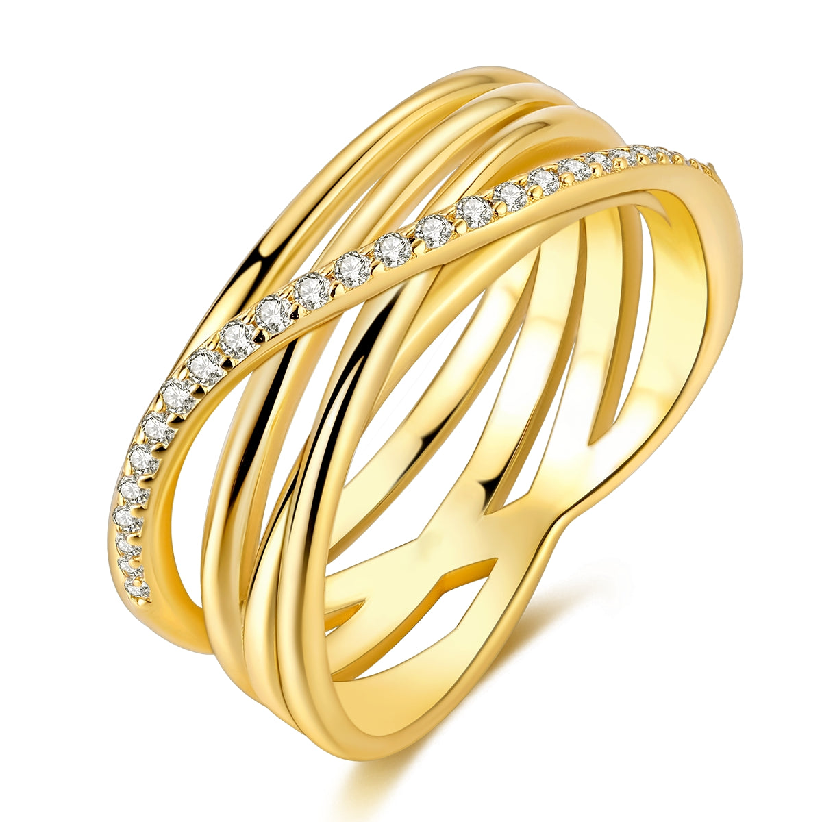 Gold Interwoven Ring