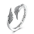 Angel Wings Open Ring