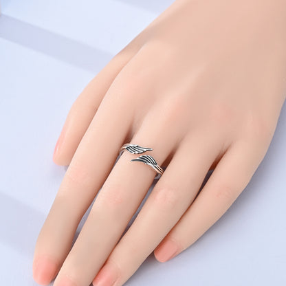 Angel Wings Open Ring