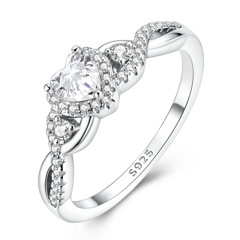 Infinite Heart Wedding Ring