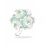 Three-Leaf Green Heart Shape Charm