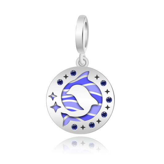 Dolphin Two-piece Charm