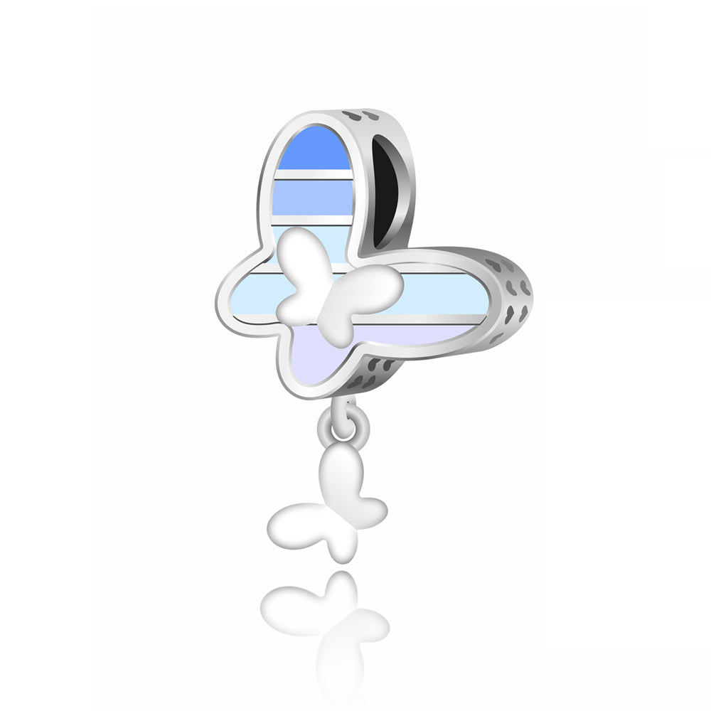 Blue Butterfly Charm