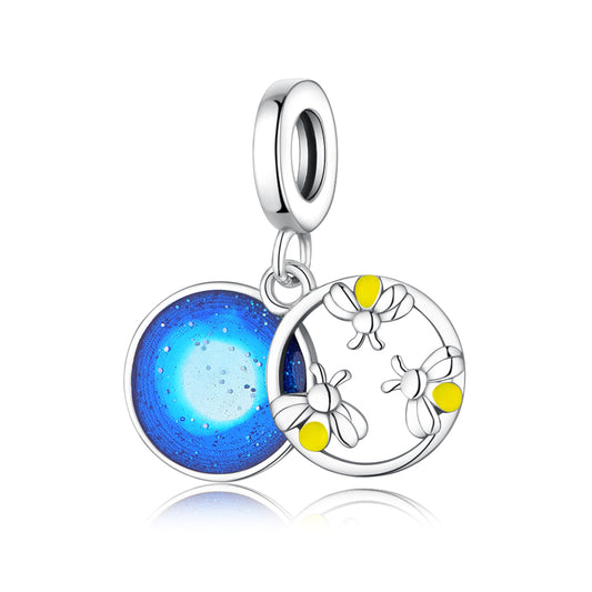 Glow-in-the-dark Firefly Two-piece Set Charm