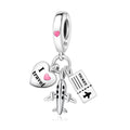 I Love Travel Charm