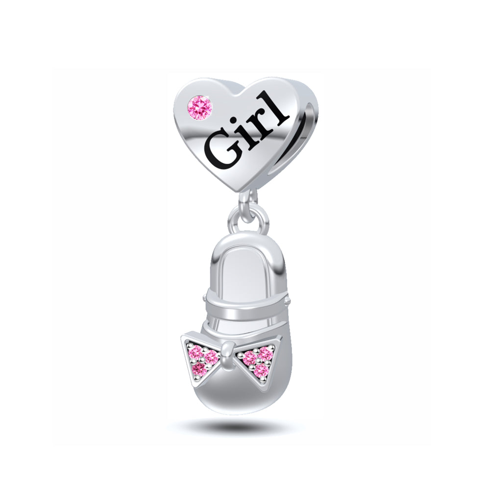 Girl Shoe Charm