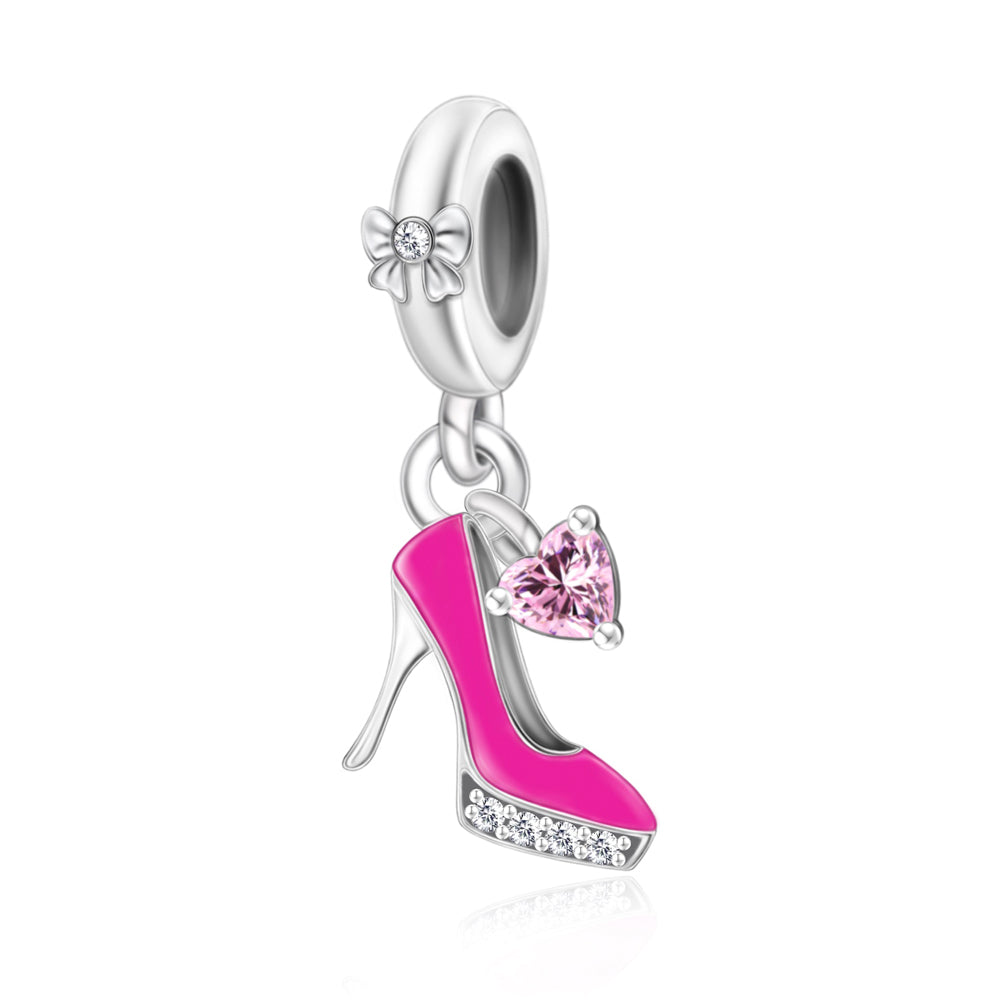 Princess's Crystal Shoe Charm