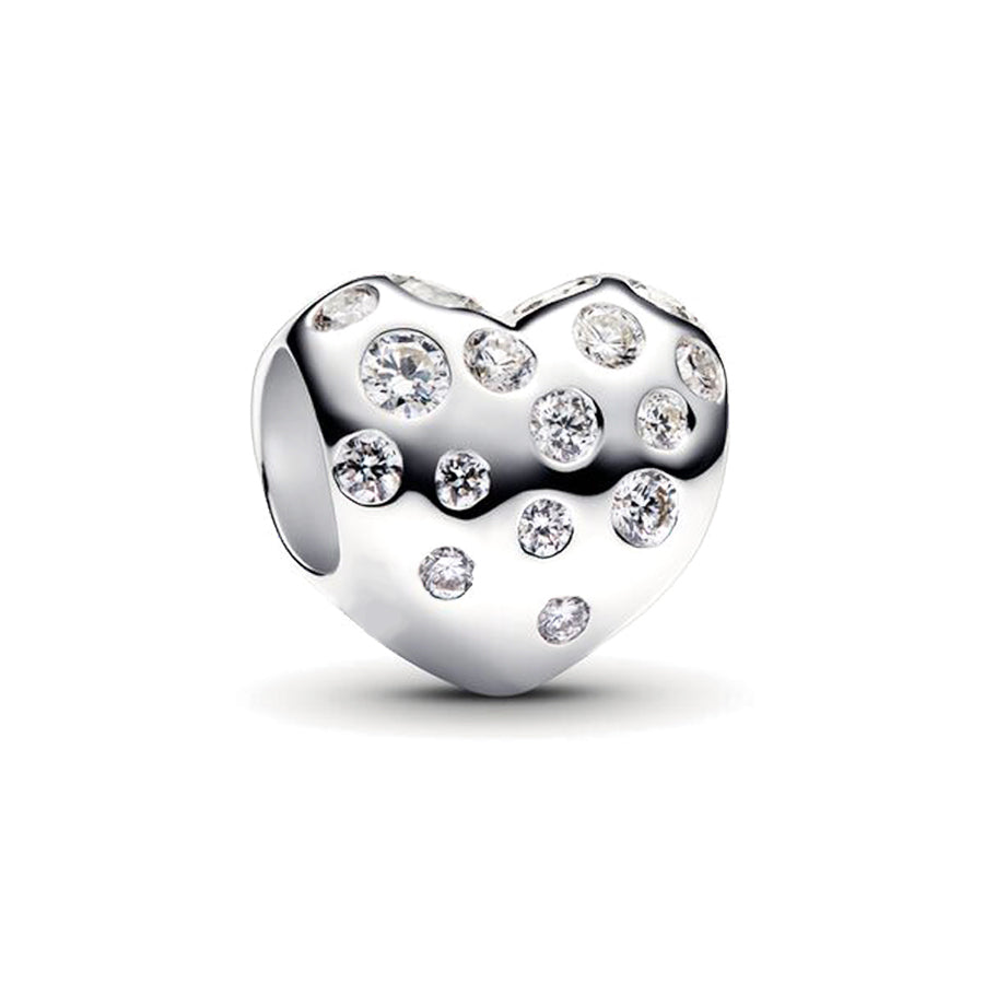 Diamond Heart Charm